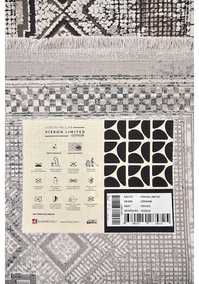 Kaşmir Halı Viskon Limited Görkem 200X290 CM Salon Halısı