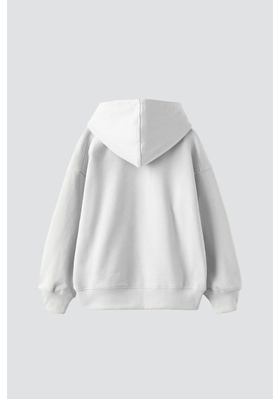 Tarzsokak Ponyo Baskılı Oversize Unisex Beyaz