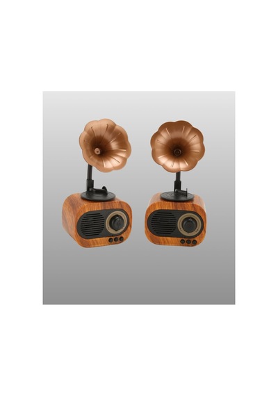 Retro Tasarımlı Mini Bluetooth Hoparlör Ve Fm Radyo Çoklu Medya Yeni Nesil - Hs08372534-3782 Renkli