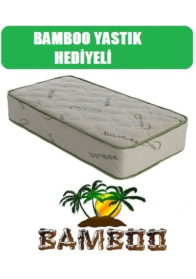 70 x 180 Bamboo Yaylı Yatak Ortopedik Yaylı Yatak Bambu Yatak