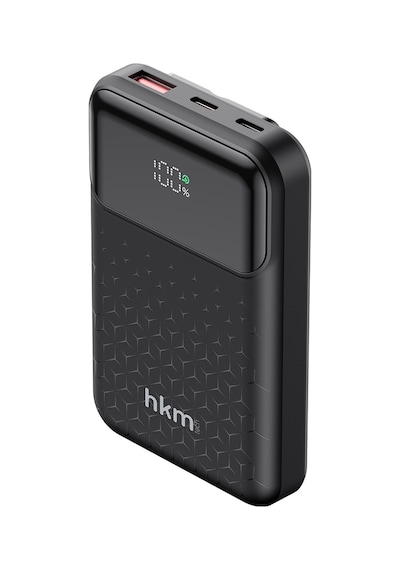 Power Nano 10.000 Mah 20W Pd 20W Hızlı Şarj Destekli Type-C Ve Lightning Kablolu Powerbank Siyah