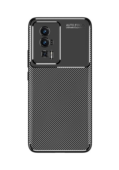 Xiaomi Poco F5 Pro İle Uyumlu Kılıf Siyah Karbon Silikon Orijinal Xiaomi Poco F5 Pro İle Uyumlu, Siyah Sku: Zeusb0cks11ynr