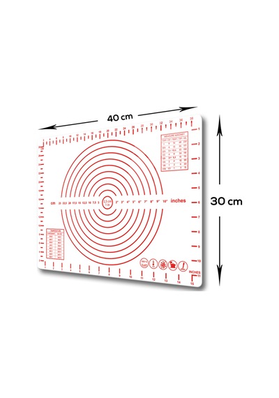 Cam Hamur Açma Matı Düz Renk - Beyaz 30cm X 40cm