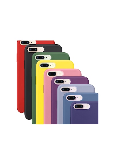 Apple Uyumlu iPhone 8 Plus Kilif Lansman Içi Kadife Silikon Tam Koruma 398949993