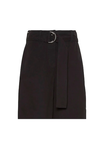Calvin Klein Cotton Seamed Pant Kadın Siyah Kumaş Pantolon-12568 Siyah