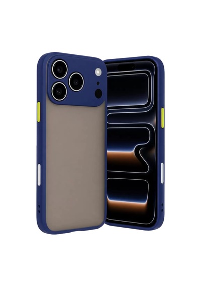 Newface Apple İphone 17 Pro Kılıf Montreal Silikon Kapak - Laicvert Lacivert