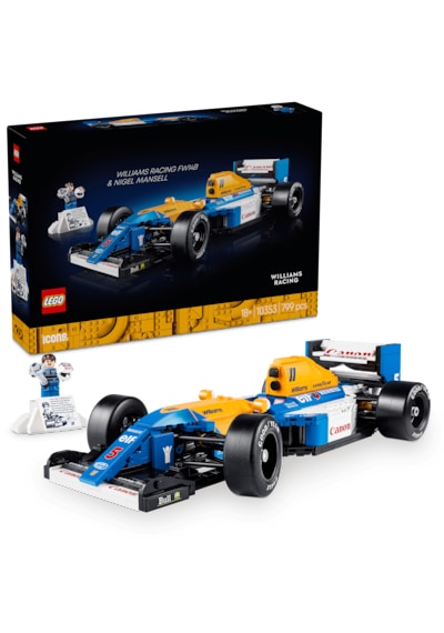LEGO® Icons Williams Racing FW14B ve Nigel Mansell 10353 - Yetişkinler için Koleksiyonluk Yaratıcı Model Yapım Seti (797 Parça)