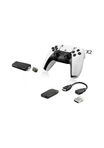 Retro Oyun Stick Hdmi Çift Gamepad Seti 2.4g Kablosuz - Beyaz Hd331 Evimdeyokyok