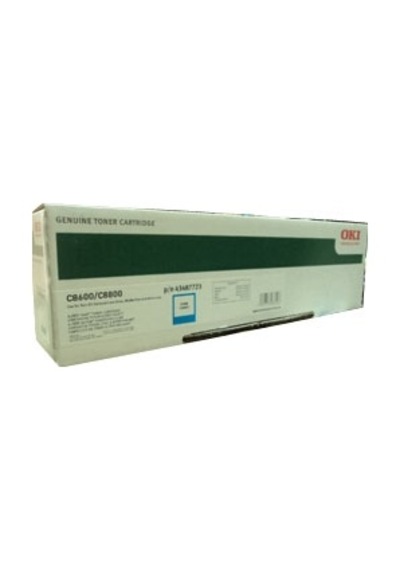 OKI 43487723 Mavi Toner C8600/C8800