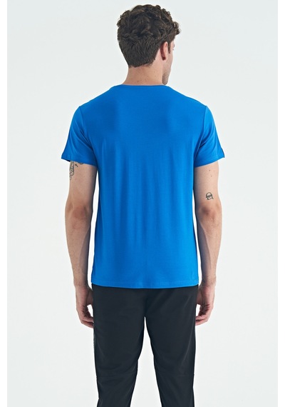 Air Jones Tommy Life Calvin Saks Basic Erkek T-shirt - 88245 Saks