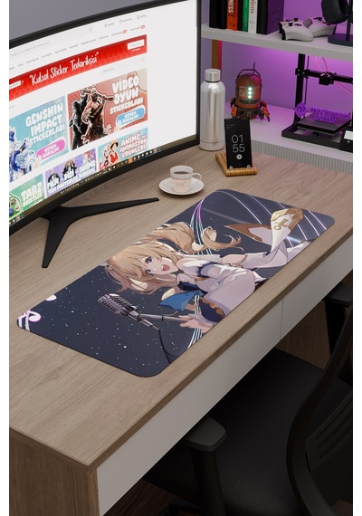 Barbara Genshin Impact Anime Gacha V3 - 70x30 Xl Gaming Mouse Pad Fare Altlığı