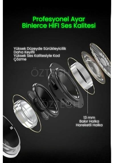 Dokunmatik Ekranlı İphone Ve Android Tüm Telefonlara Uyumlu Bluetooth Kulaklık
