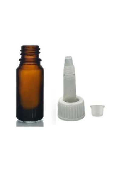 5ml Kahverengi Cam Şişe Getamisin Kapak, Plastik Üstten Damlalıklı Şişe, 24 Adet, Damlatmalı Şişe,damlatıcı Şişe Diğer