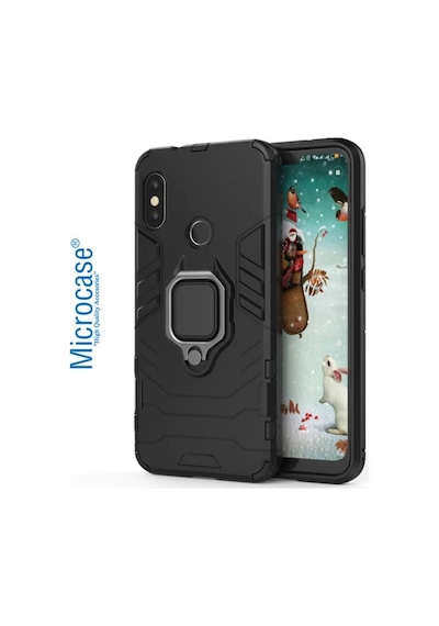 Xiaomi Mi A2 Lite Batman Serisi Yüzüklü Kilif + Tam Kaplayan Cam 350741927