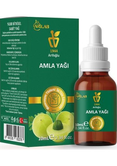 Arlab Amla Yağı 10ml %100 Saf Arifoğlu 10 ML