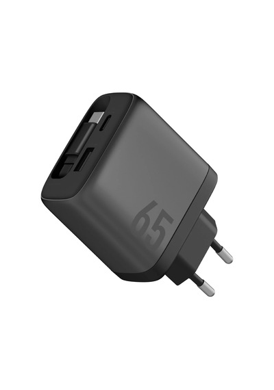 Energea Ampcharge Arc Gan65 70 Cm Dahili Type-c Kablolu Şarj Aleti - Koyu Gri