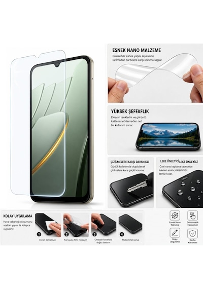 Poco C81 Pro Ekran Koruyucu 9h Nano Parlak 6.9 İnç