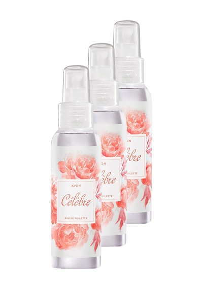 Avon Celebre Kadın Vücut Spreyi EDT 100 ML x 3