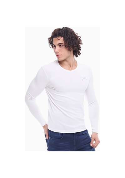 Kappa Raru Uzun Kollu T-Shirt Vesper Beyaz