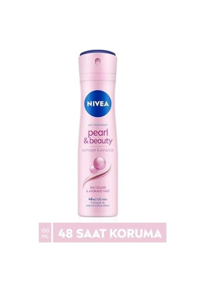 Nıvea Kadın Sprey Deodorant Pearl&beauty, 48 Saat Anti-perspirant Koruma 150ml X5 Adet