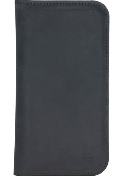 Bouletta Lisbon 5.8 Inch Uyumlu Deri Kartlıklı Kılıf G1 Siyah