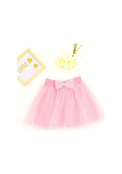 Esila Kids Kız Çocuk Etek Tütü Etek Sarı Renk Pembe