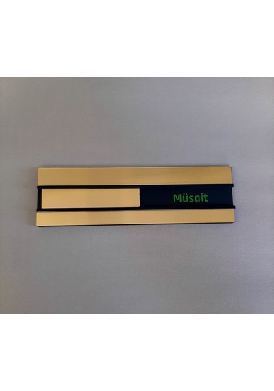 Satine Gold Özel Seri Meşgul & Müsait Levhası