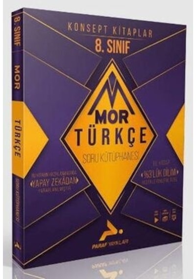 Paraf Yayınları Lgs Mor Türkçe Soru Kütüphanesi