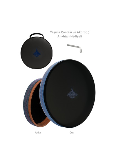 Yankı Bn-41bk Pvc Plastik Bendir 41 Cm Siyah Deri Kılıf Ve Akort Anahtarı Hediyeli - 86943224498