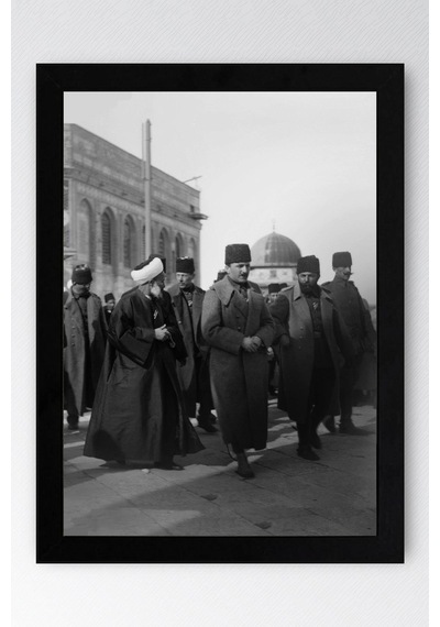 Enver Paşa Kudüs Ziyareti Çerçeveli Tablo