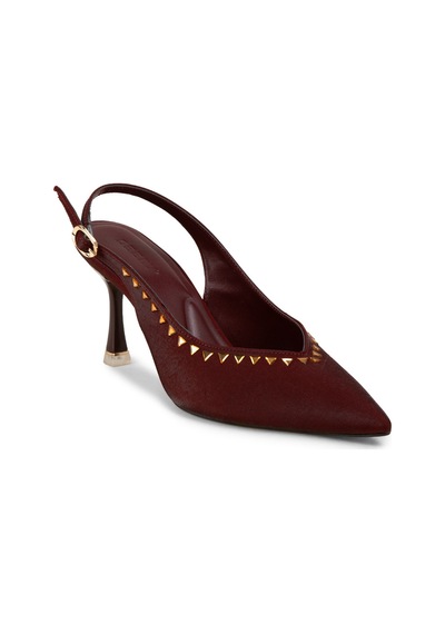 Deery Kadın Bordo Bantlı Topuklu Ayakkabı - K3117zbrdc01