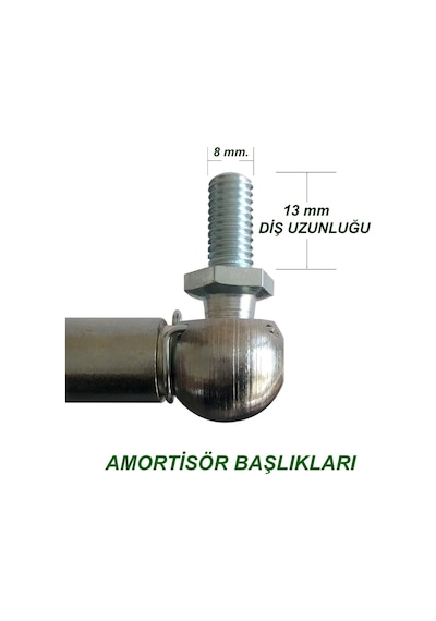 Binbir Trend Tümosan 8085 Kapi Amortisörü 7255057, 26Cm, 200N 538330602