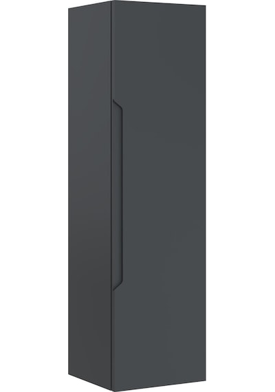 Orka Messina 40 Cm Mat Antrasit Banyo Çamaşır Boy Dolabı Antrasit