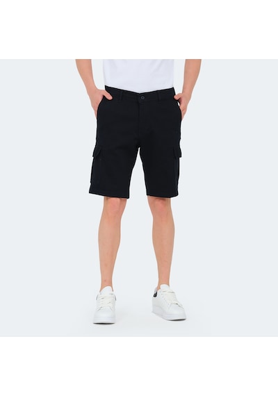 Slazenger EARNINGS Erkek Cepli Kargo Lacivert Şort