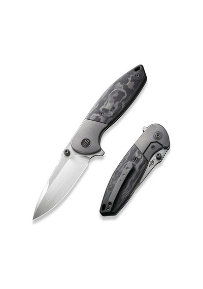 We Knife Nitro Og Titanium Grey Marble Cf Kamp Çakı Gri