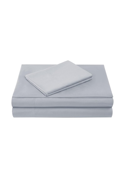Comfort Raum Mikrofiber Lastikli Çarşaf Set, Açık Gri, Twin Çok Renkli