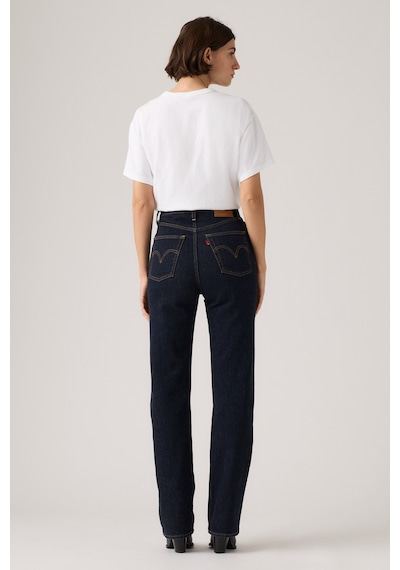 Levi's Ribcage Full Length Small Course Dark Indigo Kadın Jean-16446 Lacivert