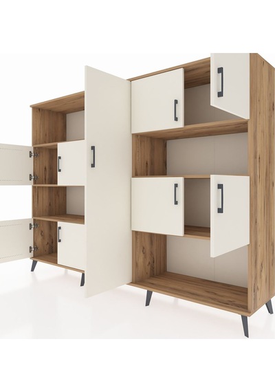Hyperion Dolap 10 Raflı 9 Kapaklı 220x44x163 Çam-aytaşı/çam Aytası/atlas Çam - Atlas Çam Hyperion Dolap 10 Raflı 9 Kapaklı 220x44x163 Çam-aytaşı/çam Aytası/atlas Çam - Atlas Çam