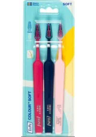 Tepe Colour Soft 3'lü Diş Fırçası T-177