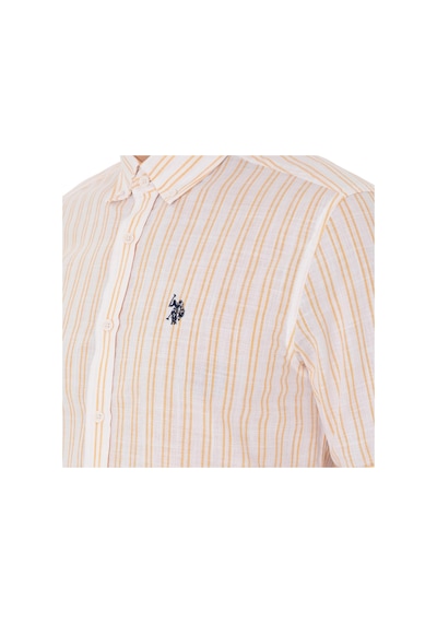 U.s. Polo Assn. Erkek Sarı Uzun Kollu Gömlek Sarı