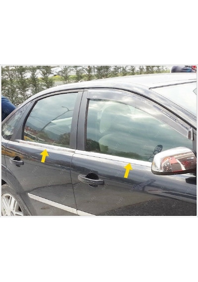 Ford Focus 2 Krom Cam Çıtası 4 Prç. 2004-2010 P. Çelik Uyumlu