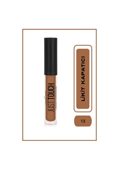 Just Touch Liquid Concealer - 13 - Vitamin E Ve Niacinamide İçeren Likit Kapatıcı