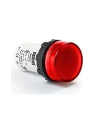 Emas MBSD024K MB Serisi Plastik LED'li 24V AC/DC Kırmızı 22 mm Sinyal