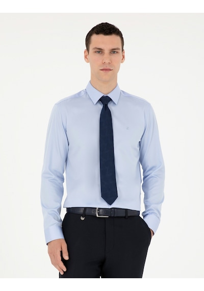 Pierre Cardin Erkek Koyu Mavi Gömlek Basic 50286102-vr032 Koyu Mavi