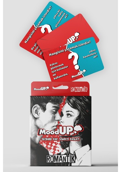 Moodup Romantik Kart Oyunu 40 Adet Çiftler İçin Soru Ve Konu Açıcı Kartlar