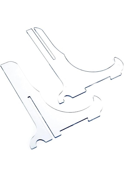 Teşhir Ayakları Geçmeli 13x15cm Ayak No:3 Çerçeve Tabak Teşhir Ayağı Stand Pleksi Şövalye