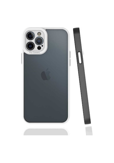 Apple Uyumlu iPhone 12 Pro Kılıf Zore Mima Kenarları Renkli Silikon Kılıf