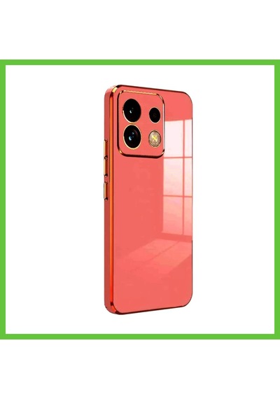 Bezos Redmi Note 13 4g Uyumlu Kılıf Volet Silikon - Kırmızı Dmc