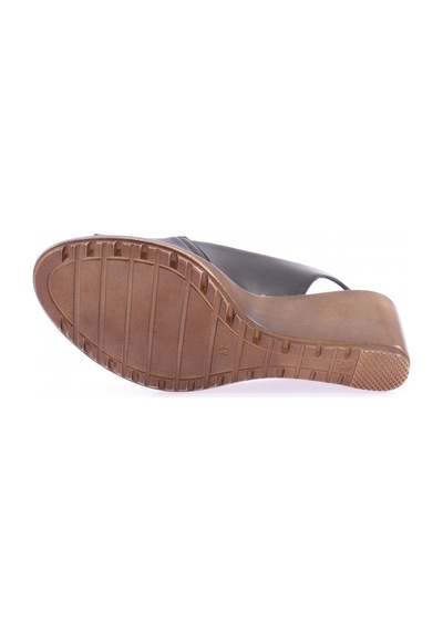 Dgn 7119-22y Kadın Dolgu Taban Sandalet 7119-2027-R1534 Siyah