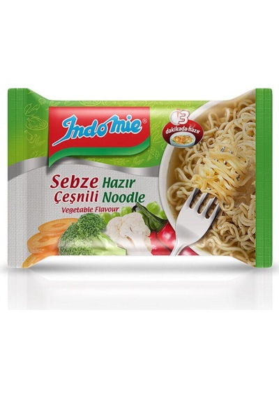 Indo Mie Sebzeli Paket Noodle 75 Gr
